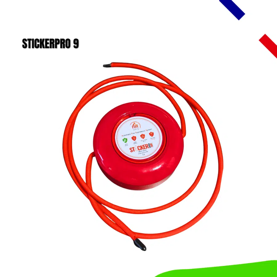 Extincteur Automatique Officiel StickerPro 9 | 900L - Made in France