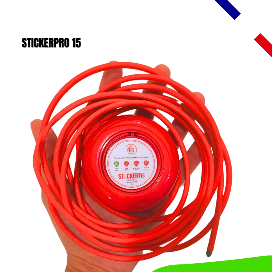 Extincteur Automatique Officiel StickerPro 15 | 1,5m³ - Made in France