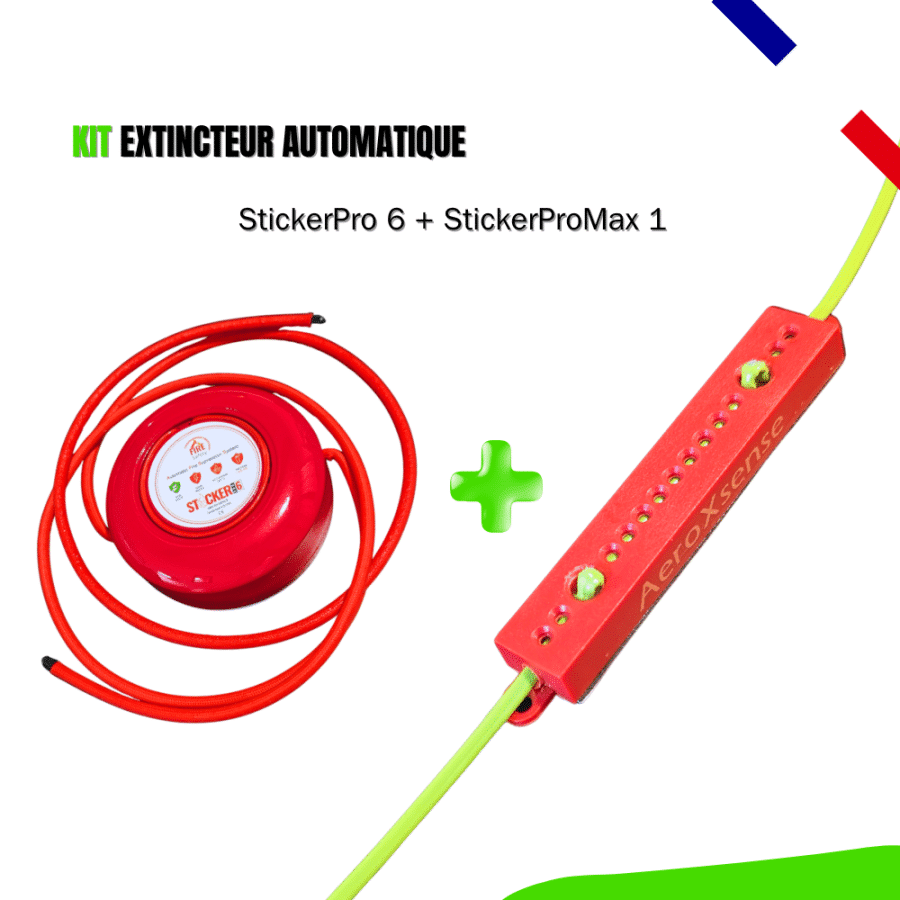 Kit Extincteur Automatique à Détection Étendue