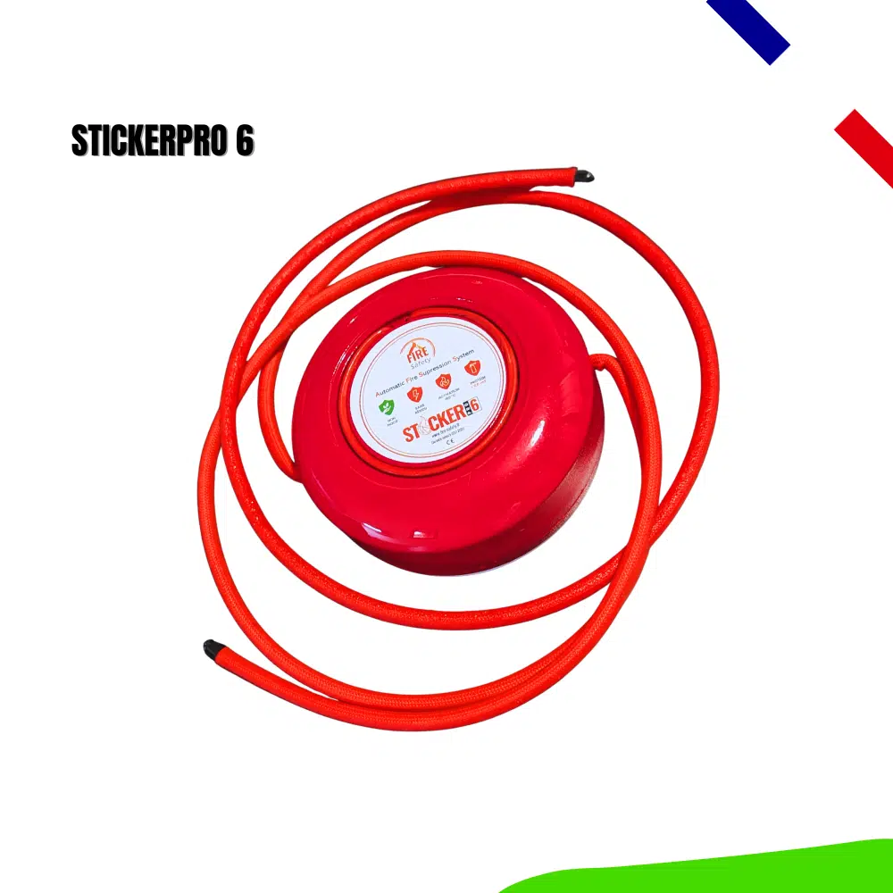 Extincteur Automatique Officiel StickerPro 6 | 600L - Made in France