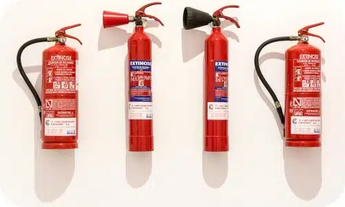 Image illustration extincteur incendie traditionnels en espaces confinés tels que les tableaux, armoires et salles électriques
